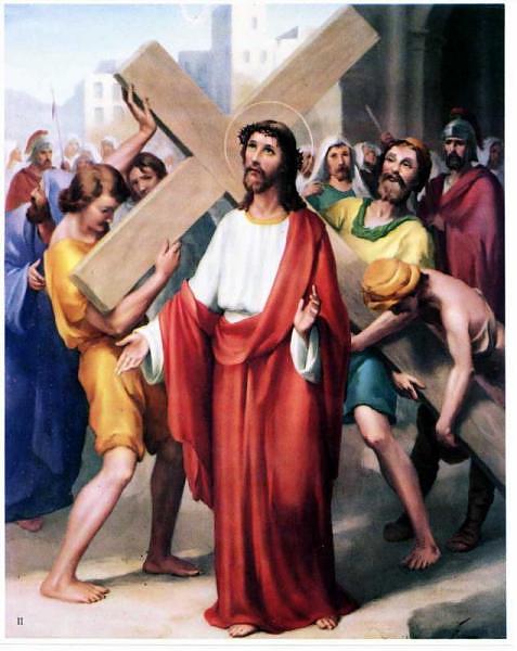 Perjalanan Yesus Memanggul Salib (Perayaan Jumat Agung 